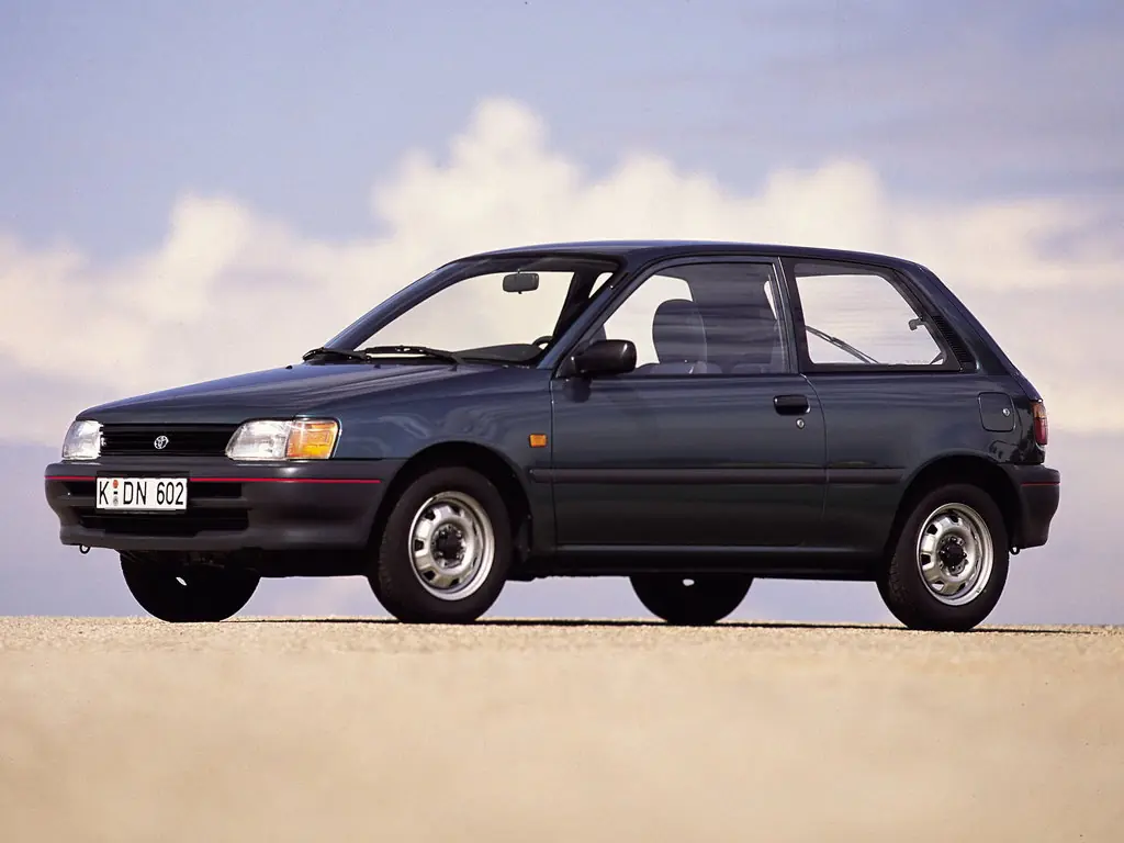 Toyota Starlet (EP82, EP85, NP80) 4 поколение, хэтчбек 3 дв. (12.1989 - 12.1991)
